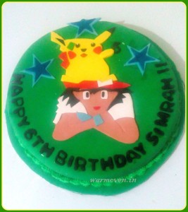 Pokemon Themed Cake from WarmOven