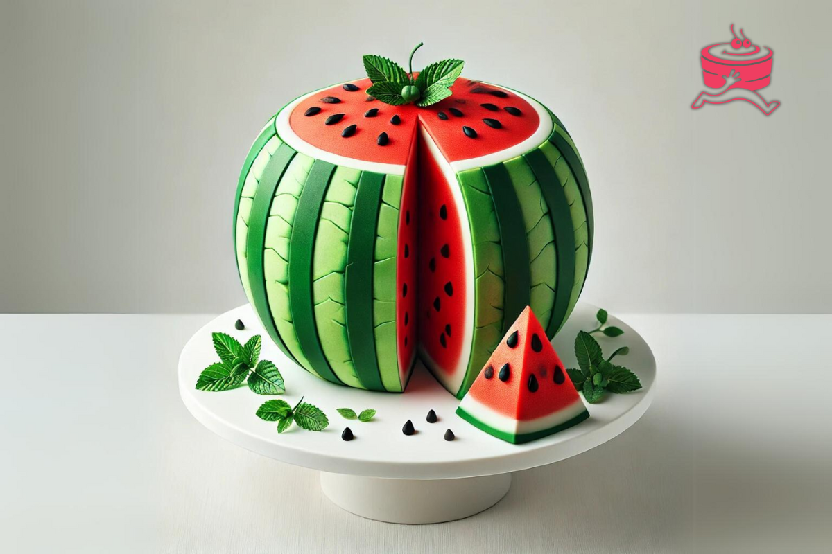 Simple Ideas for Watermelon Cake Design