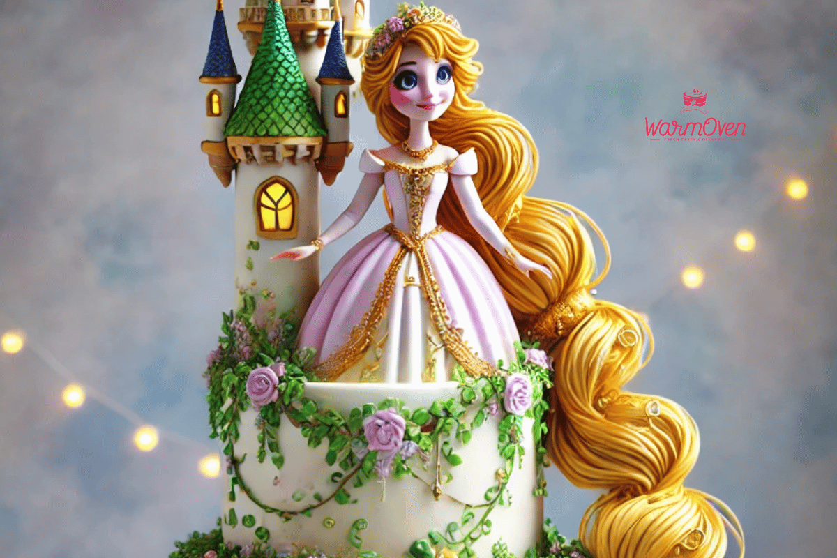 rapunzel cake design