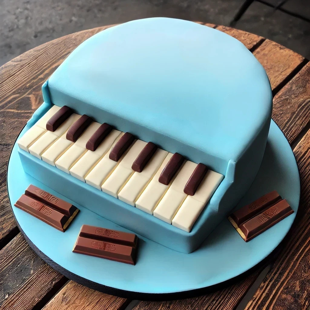 Easy Piano Cake Tutorial and Recipe Ideas