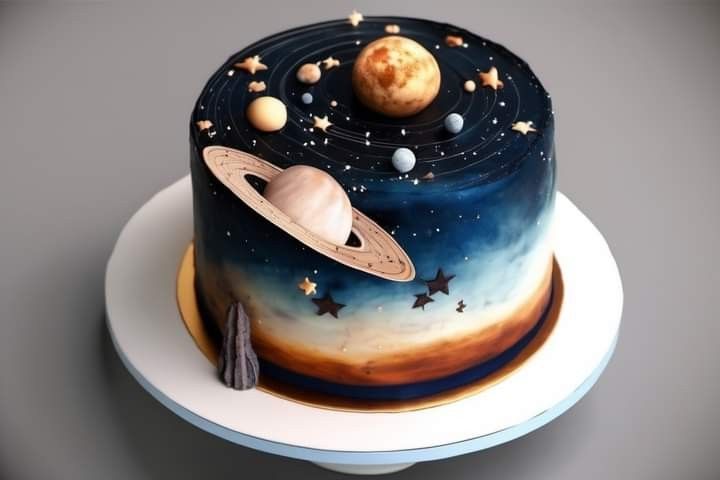 Creative Planet Theme Cake Ideas