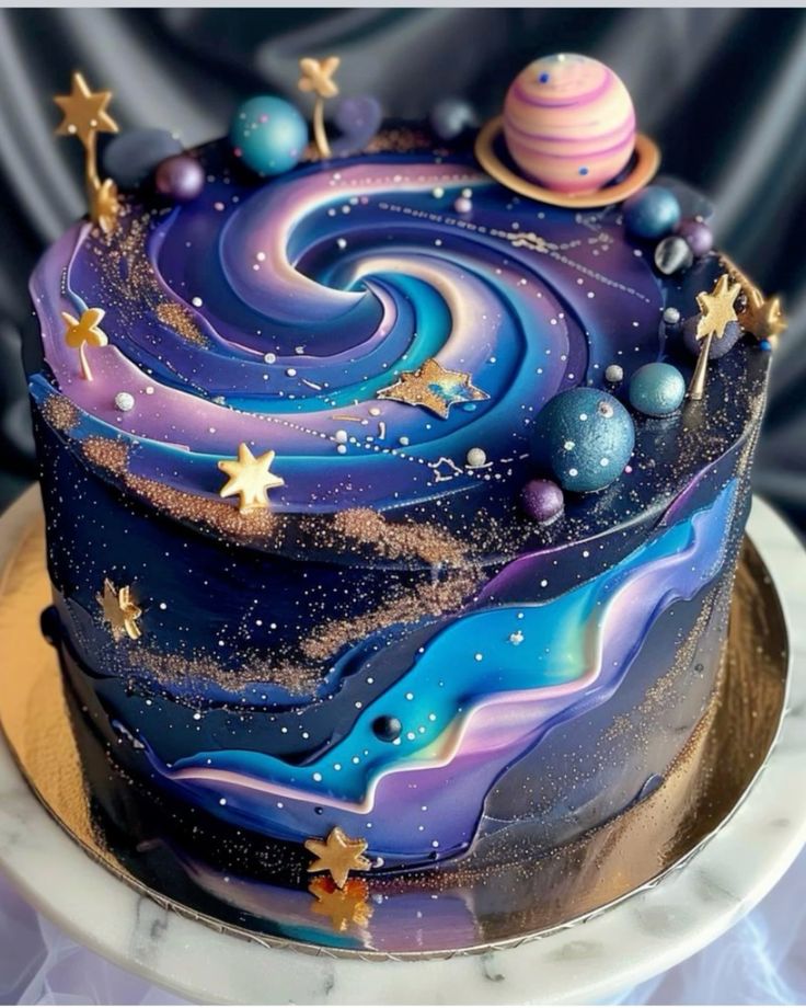 Galactic Marble Cake