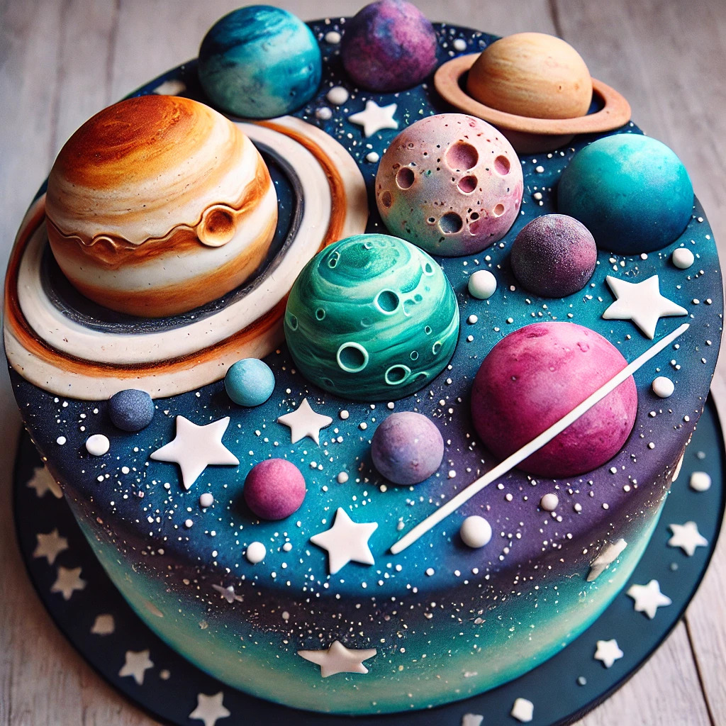 Personalizing Your Planet Theme Cake