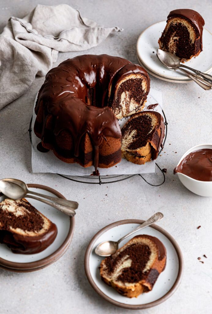 Easy Marble Cake Design Ideas and Images