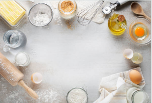 Materials and Ingredients for Piano Cake