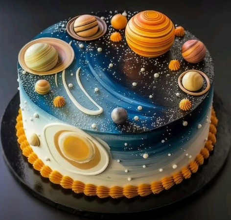 Solar System Cake