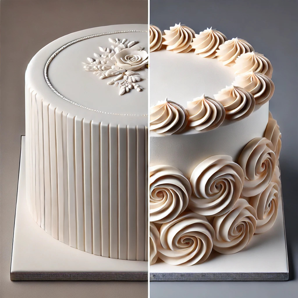 Fondant vs Buttercream