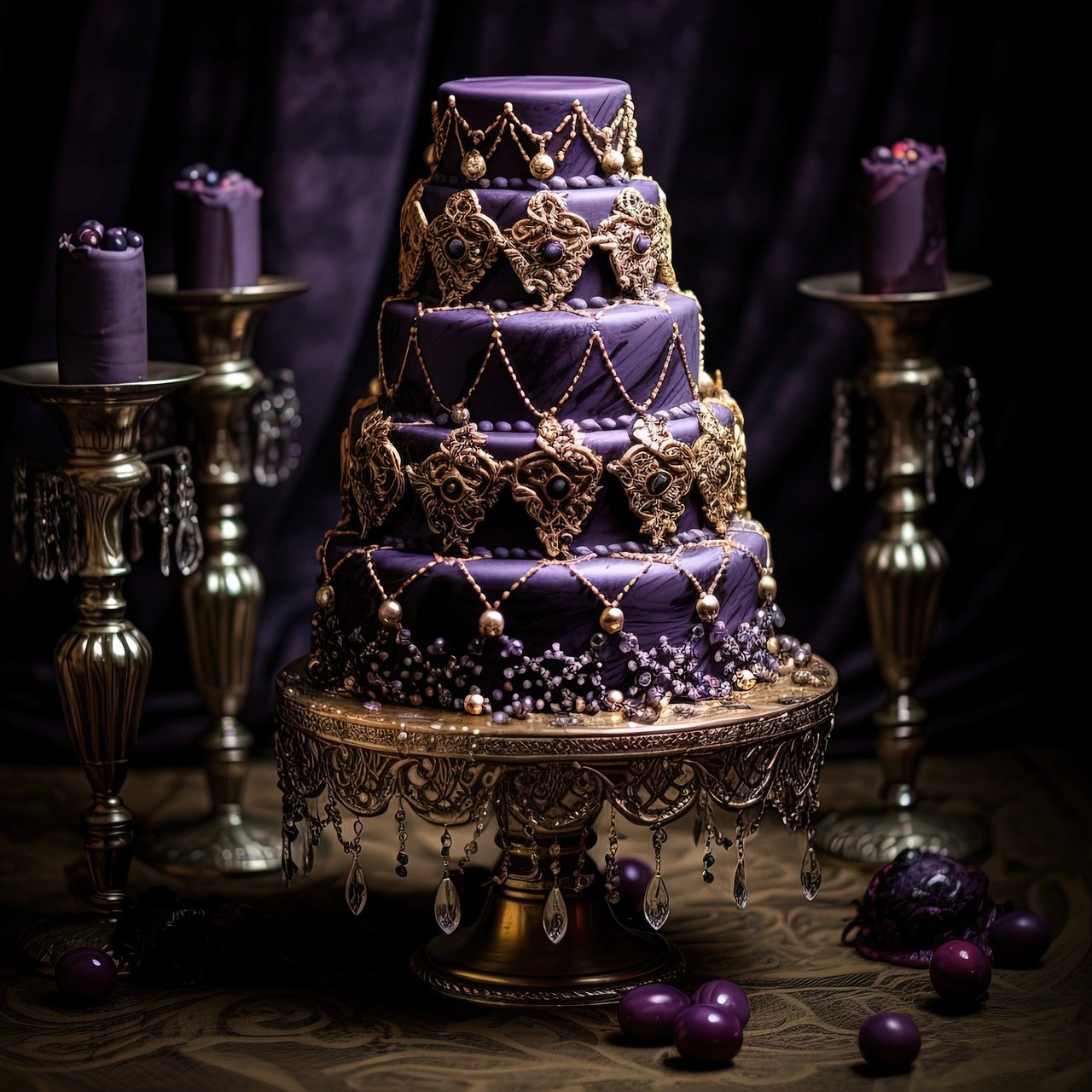 lavender cake designs