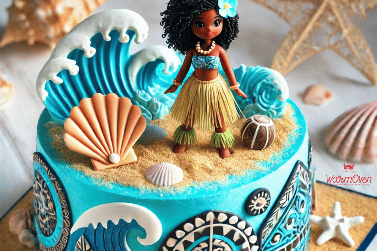 moana cake design