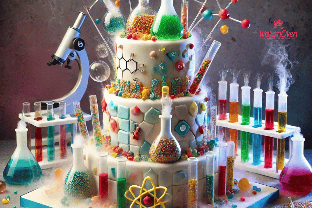 science cake design