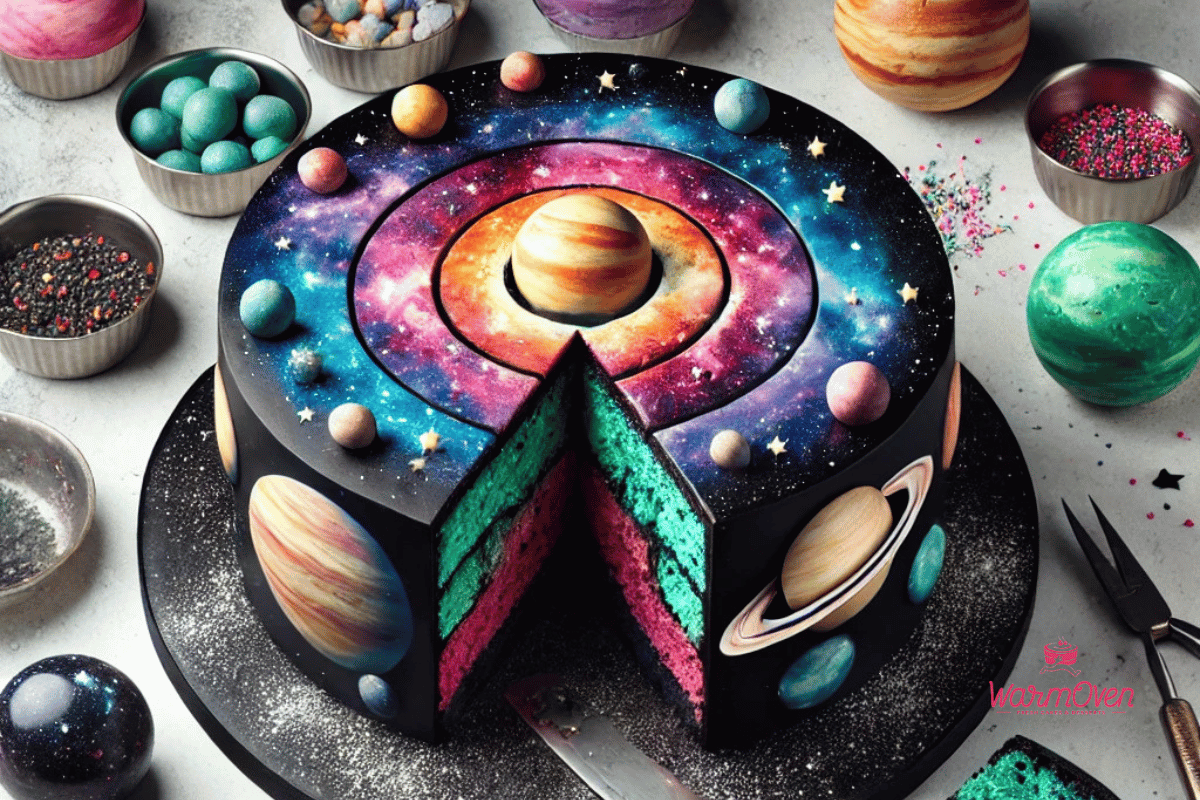 galaxy cake design