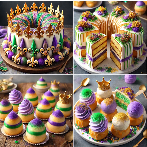 Unique Presentations of King Cakes