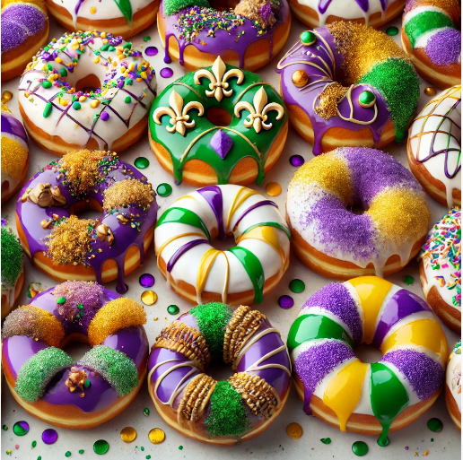 King Cake Donuts