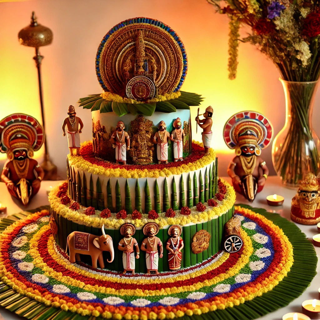 Onam Special Design Cakes