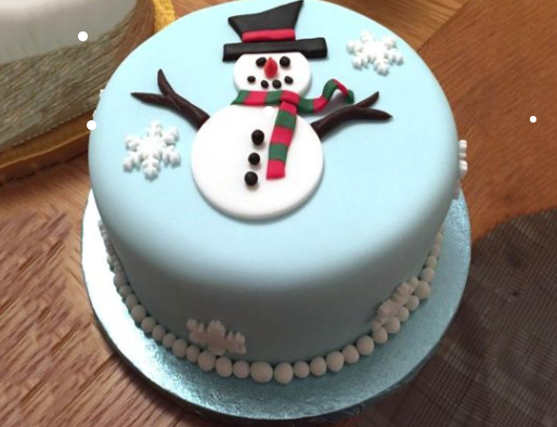 Christmas Themed Comic Cakes