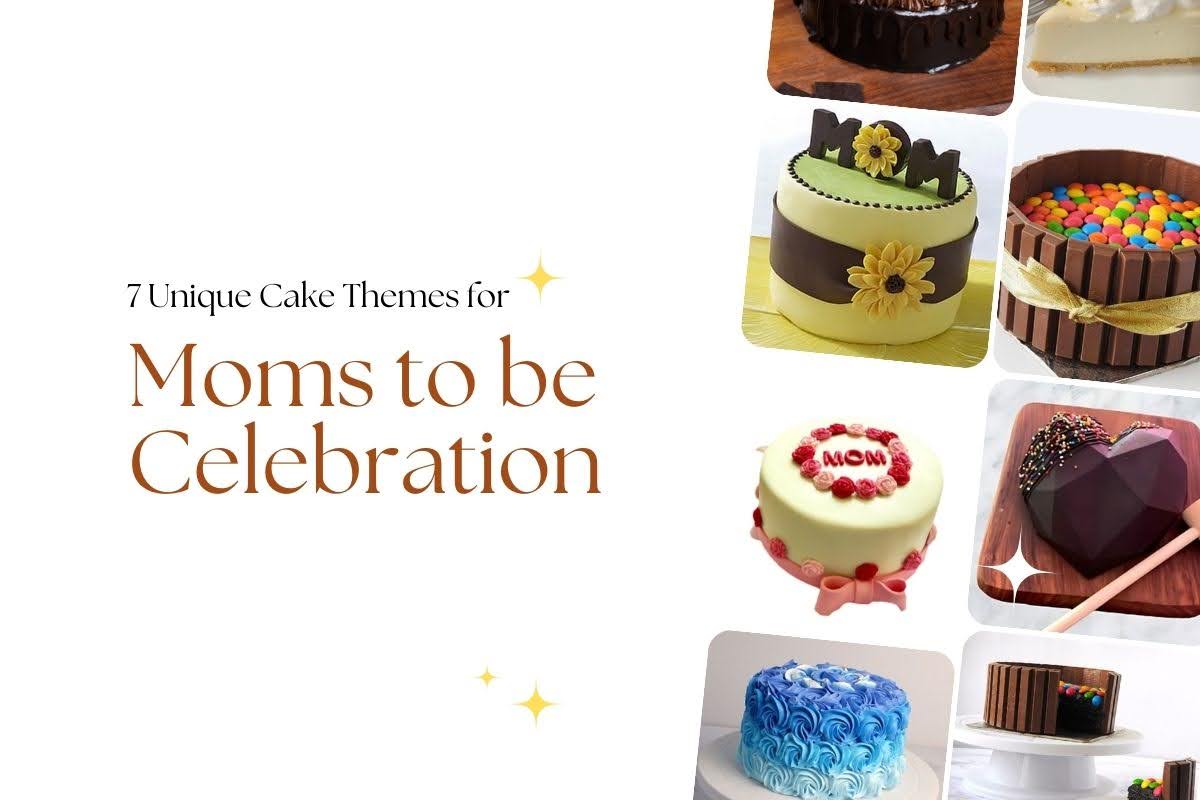 7 Unique Cake Themes for Moms to be Celebration